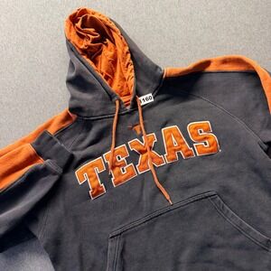 Team Edition Texas Longhorns Hoodie Mens Medium Charcoal Orange Pullover